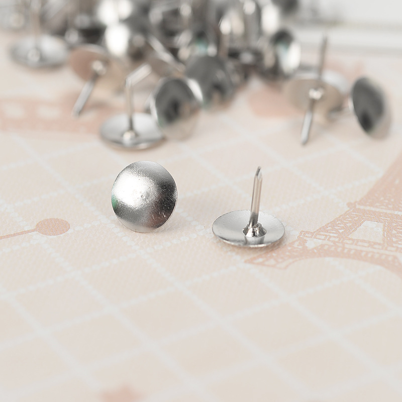 Professional thumbtacks bulk metal thumbtacks silver thumbtacks wholesale round nails a generation of hair