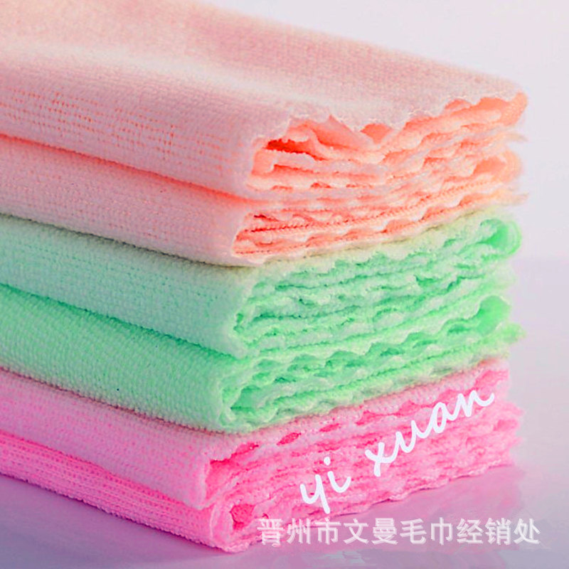 Disposable Lace Small Towel E-Commerce Gift Small Square Towel Microfiber Edge-Cut Event Promotion Towel