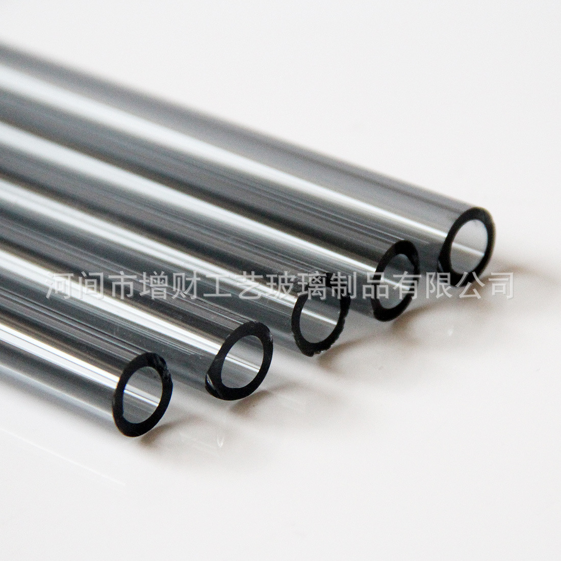 Cangzhou Wholesale High-Definition Colored High Borosilicate Heat-Resistant Glass Tubes Black Transparent Hollow Tube Cylindrical Raw Materials