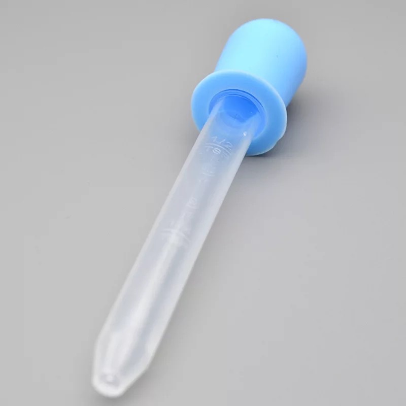 in stock wholesale 5ml silicone head dropper baby medicine feeder DIY gummy making tools dropper nose washer