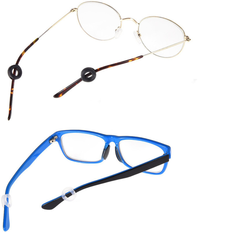 Glasses Anti-Slip Foot Rings, Arc Round Earmuffs, O-Ring Temples, Anti-Slip Sleeves, Fixed Ear Hooks, Anti-Allergic Foot Covers