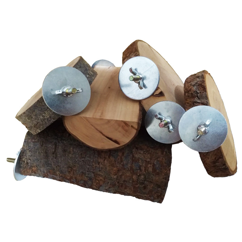 Drying apple wood platform Totoro molars toy squirrel platform hamster platform springboard solid wood ladder wholesale