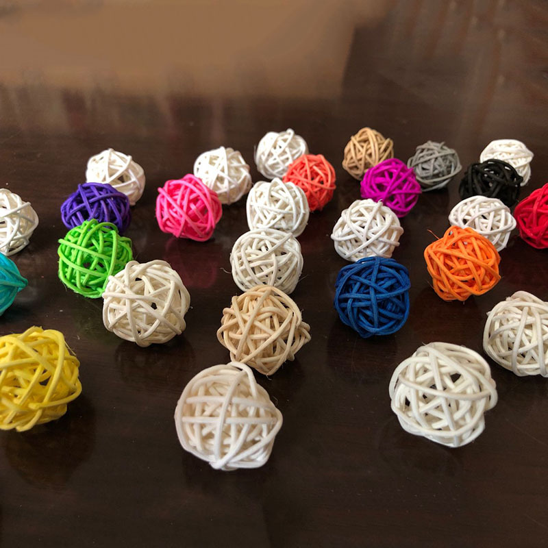 3 см ротанговый шар ароматерапия цветной ротанговый шар для рождественского декора