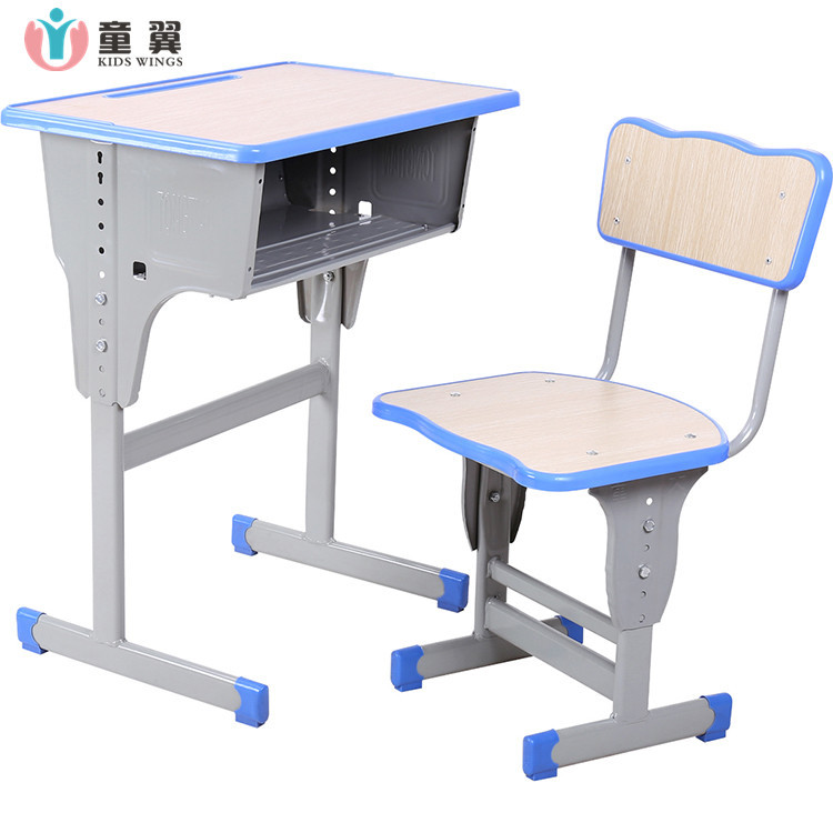 Manufacturer's Self-Supplied School Desks and Chairs, Liftable Children's Study Table, Study Desk and Chair Writing Desk Set