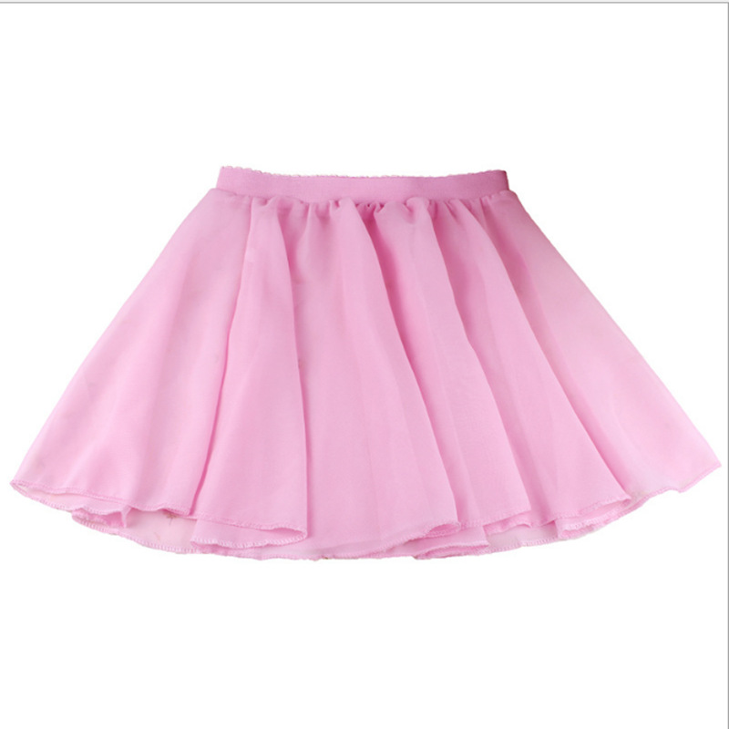 Children's Dance Costume Summer Lace-up Chiffon Apron One-piece Skirt Adult Women's Practice Clothes Ballet Half-length Vallen Skirt