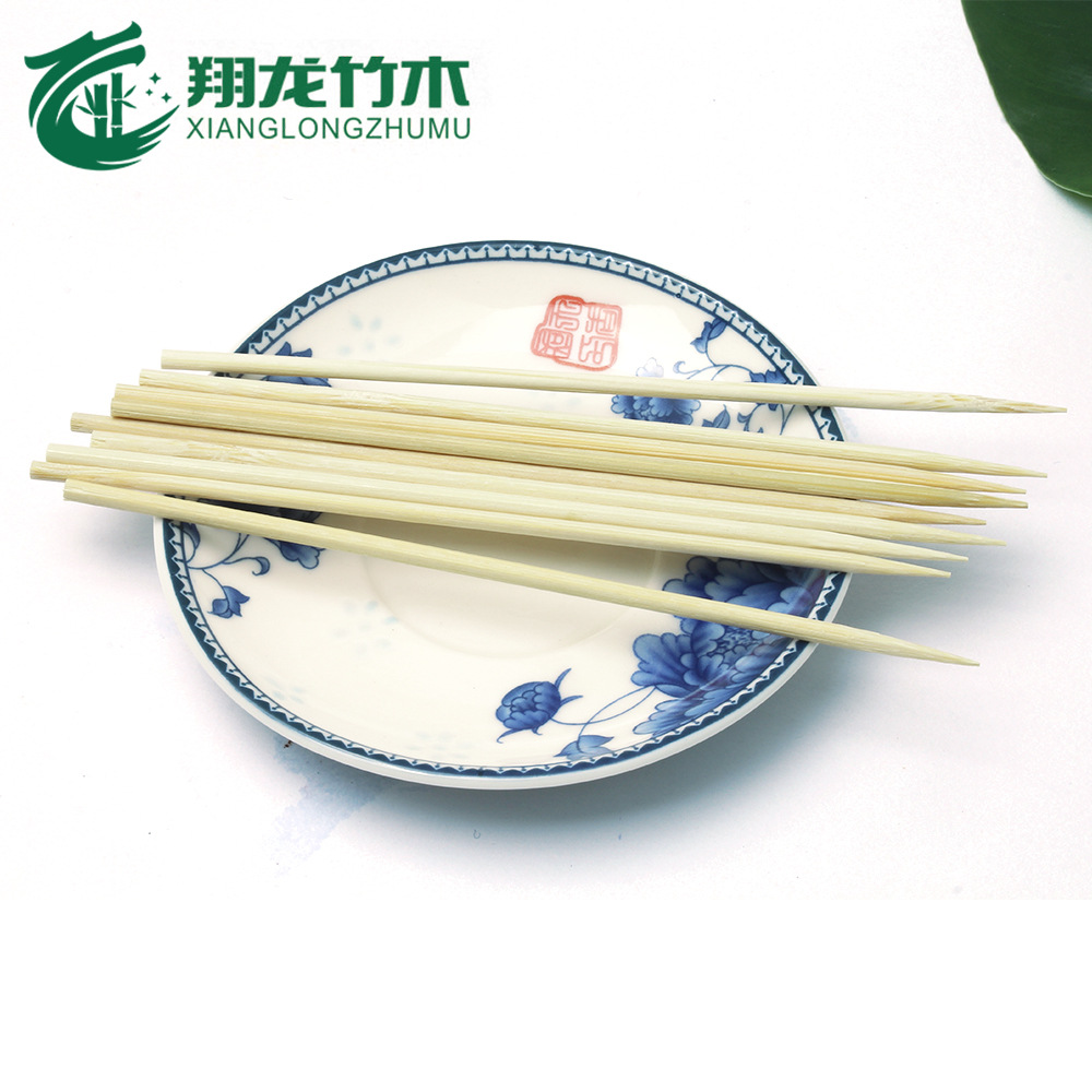 Factory production of disposable 5mm diameter bamboo stick disposable alms-bowl chicken Kwantung boiled sugar gourd special round stick