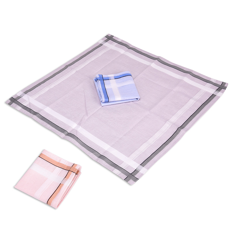 New handkerchief cotton sweat-absorbent towel towel men's handkerchief cotton gift box handkerchief 40cmlogo