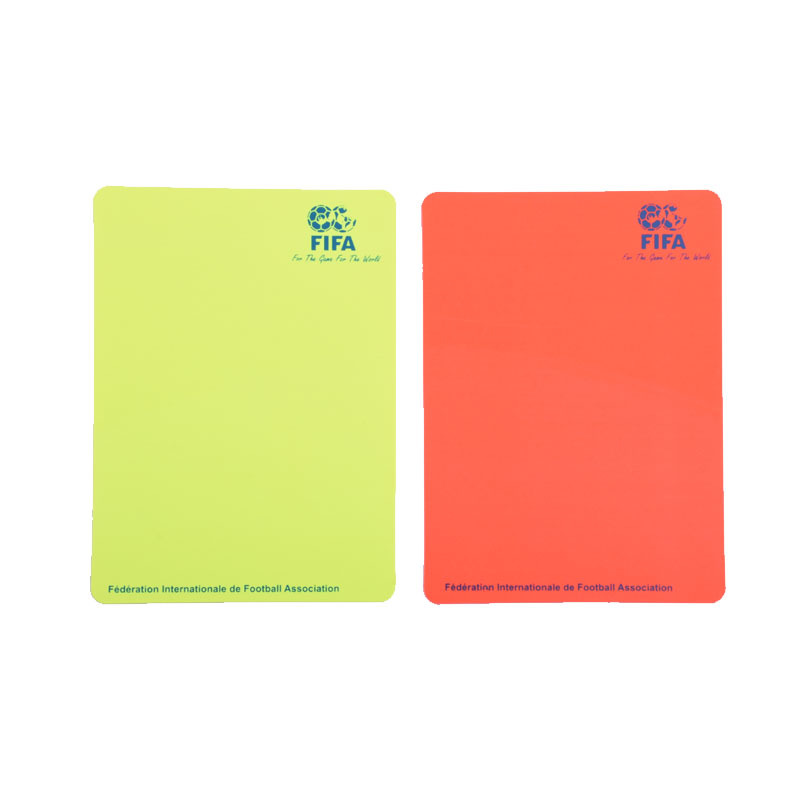 Football Red and Yellow Card Referee Red Card Yellow Card Referee Supplies Professional Competition Recording Equipment with Leather Case