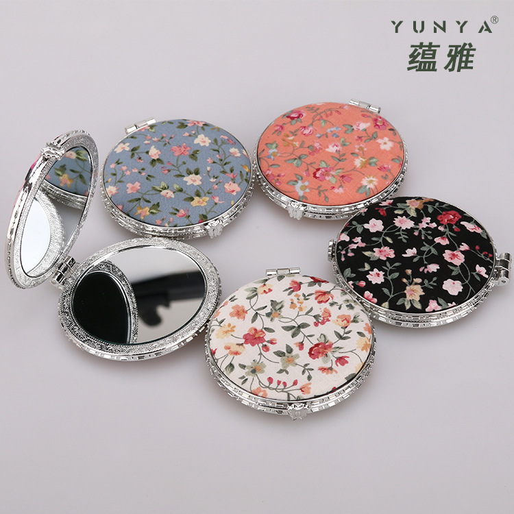 Косметическое зеркало в форме цветка бренда Yun Ya, европейский и американский пасторальный стиль, рекламный подарок, промо-подарок