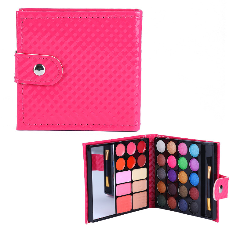Cross-Border New 32-Color Desert Rose Eye Shadow Waterproof Non-Smudge Matte Beauty Wallet Set Makeup Eye Shadow Palette