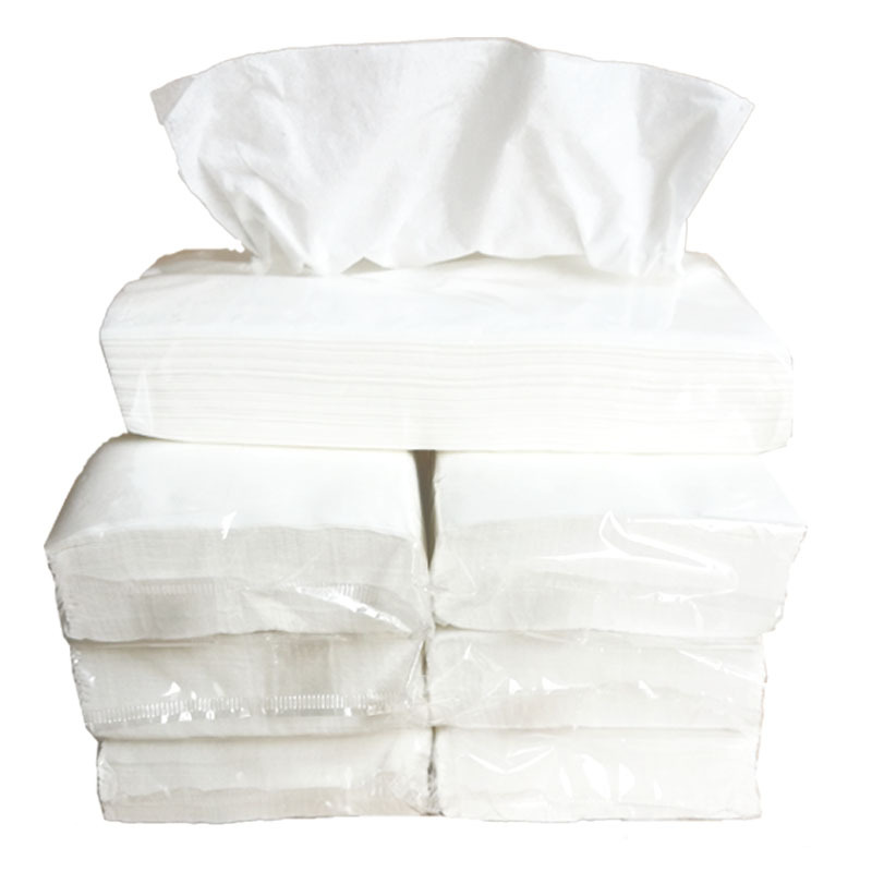 Factory Wholesale 100 Pieces Hotel Tissue Paper Ktv Foot Tissue Napkin Facial Tissue Toilet Paper Full Box Affordable Package