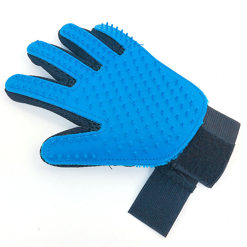 Pet Hair Removal Gloves Small Pet Supplies to Floating Hair Sticker Rabbit Totoro Anti-scratch Bathing Cat Gloves