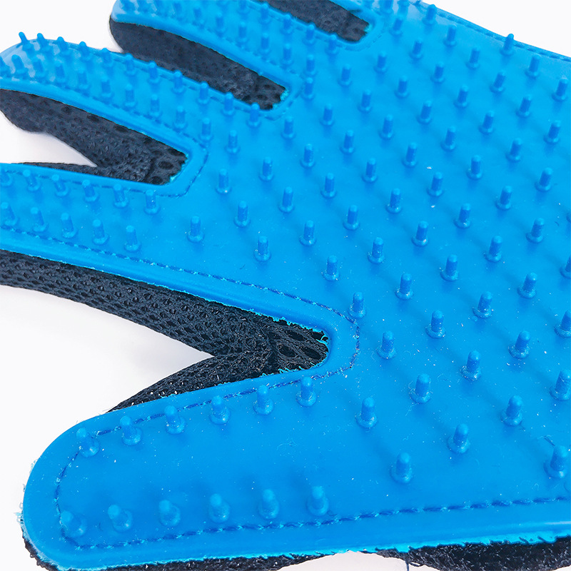 Pet Hair Removal Gloves Small Pet Supplies to Floating Hair Sticker Rabbit Totoro Anti-scratch Bathing Cat Gloves