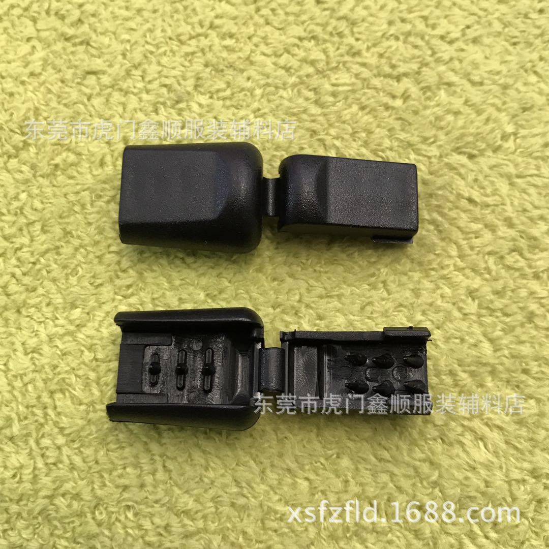 Factory spot high quality plastic clip plastic pull tail rope clip webbing closure buckle bag buckle pressure buckle