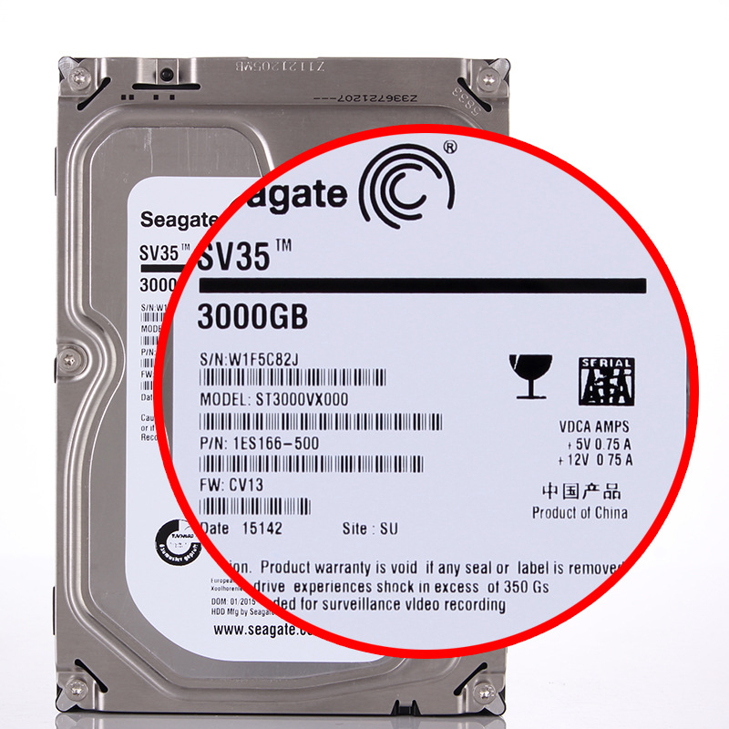 X-Jie 6Tb 4Tb Serial Port 3.5inch Desktop Sata Monitoring Dvr Nvr High-Definition Video Recorder Hard Drive 3T2T