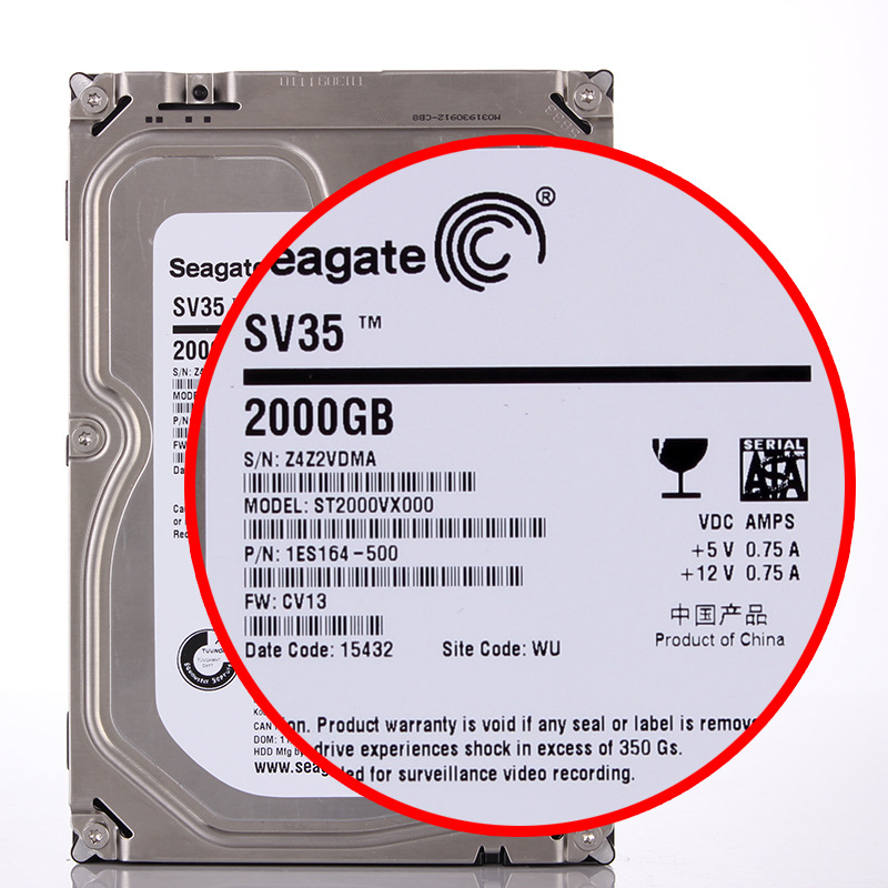 X-Jie 6Tb 4Tb Serial Port 3.5inch Desktop Sata Monitoring Dvr Nvr High-Definition Video Recorder Hard Drive 3T2T