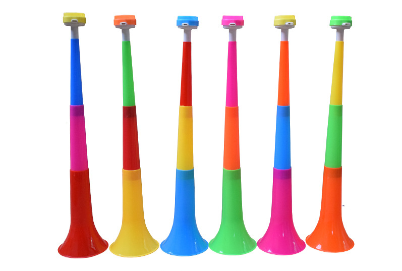 Three-Section Large Telescopic Horn Cheering 60cm Activity Kidsren's Toy Plastic Competition Fan Woozula