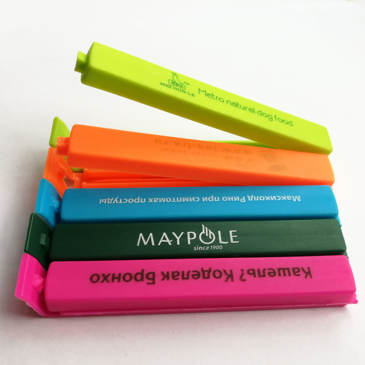 T factory small gift plastic tea snacks moisture-proof sealing clip food bag sealing clip wholesale can be set LOGO