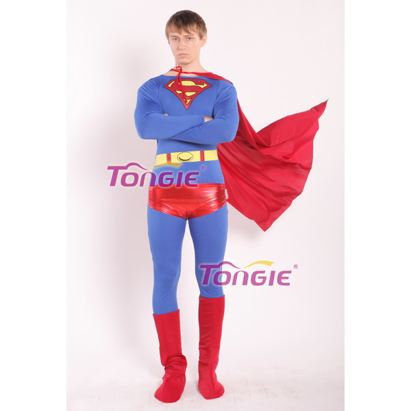 Новый карнавальный костюм, униформа Супермена, косплей, сценическое выступление, мужская одежда 13CA710