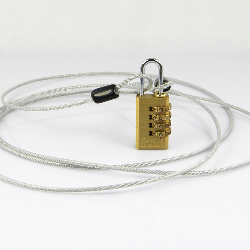 2 M linear wire rope car clothing rope