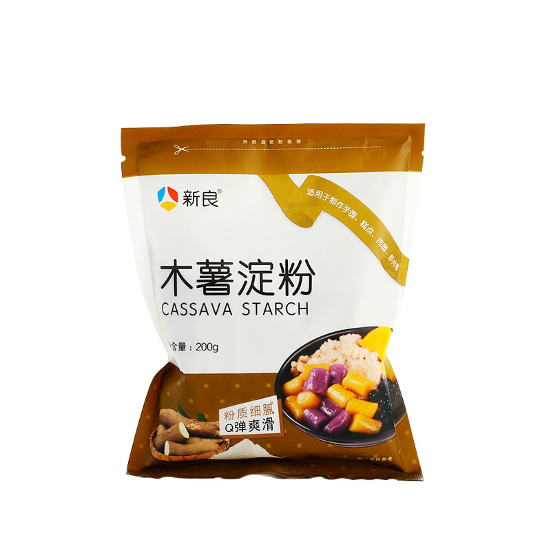Xinliang Cassava Starch Cassava Powder Taro Round Powder Starch Roasted Grass Powder Ada Seed Taro Round Dessert Raw Material 200g