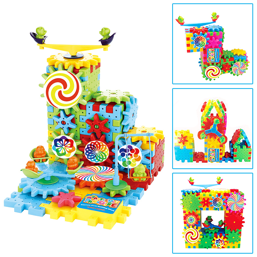 English 81 Electric Building Blocks DIY Assembled Building Blocks Kidsren's Toys Bricks Export Building Blocks Toys Block