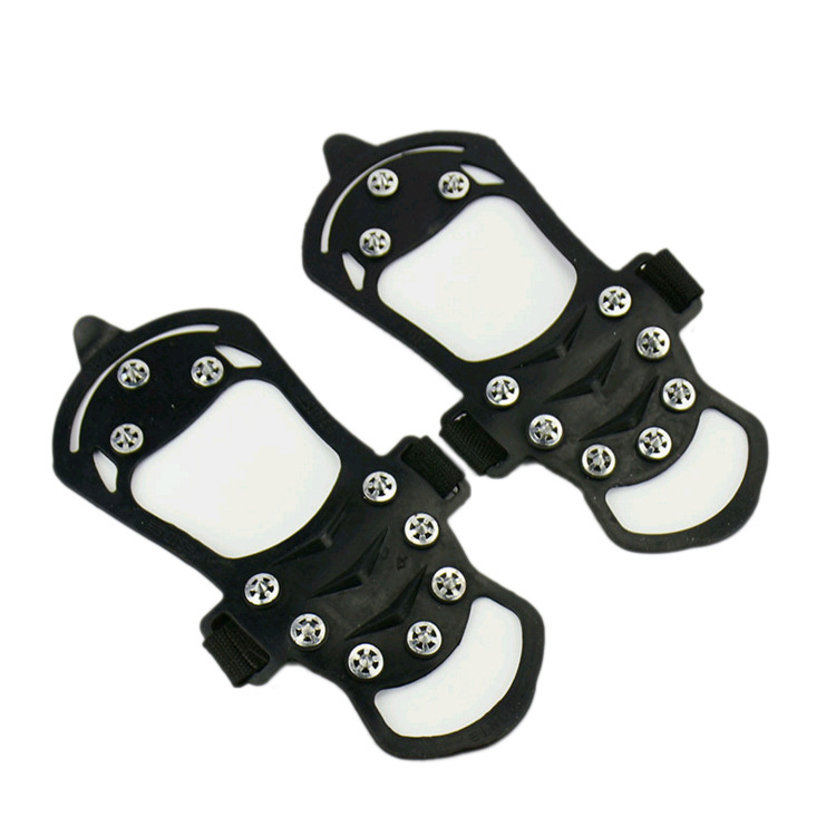 Factory Direct Sales Non-Slip Shoe Covers Silicone Snow Shoe Covers Crampons Simple Outdoor Snow Mountaineering Shoe Covers