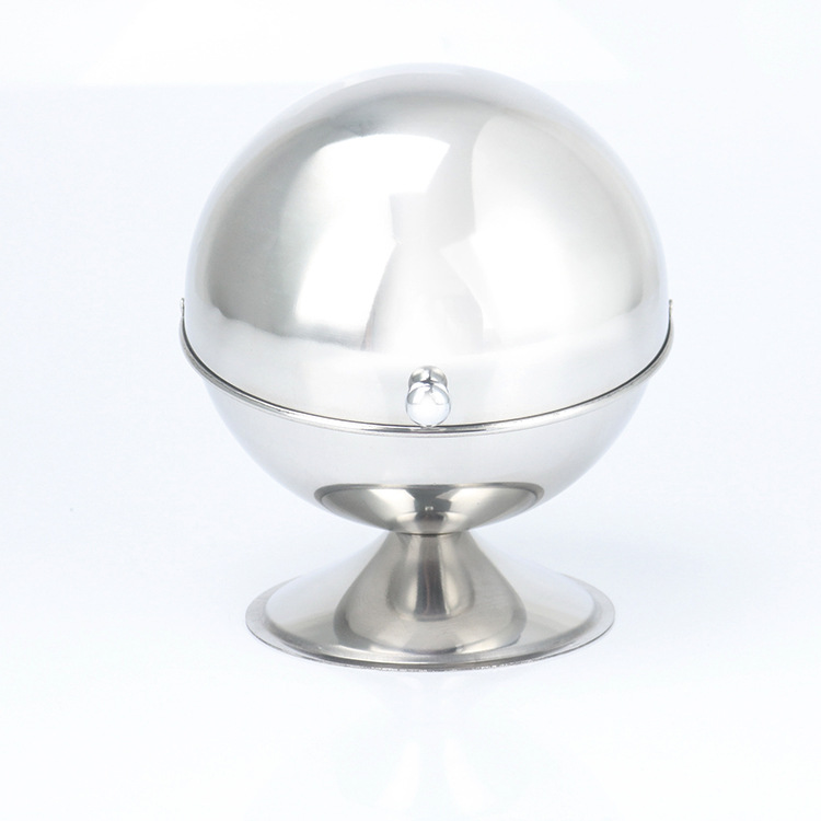 Stainless Steel Sugar Bowl, Stainless Steel Round Ball Jar, Sugar Cube Jar, Storage Jar