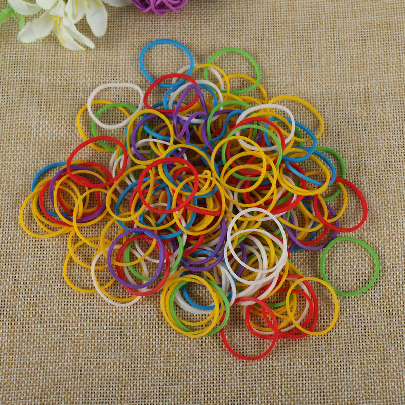 Colorful Black Rubber Band Rubber Band Rubber Band Rubber Band Rubber Band Rubber Band to Tie Hair