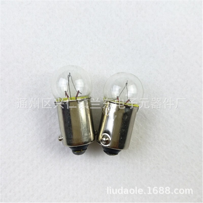 Прецизионный индикаторный свет 6.3V1W12V3W24V1W30V1Wb9 сокет G11 круглая голова маленькая лампа приборная лампа