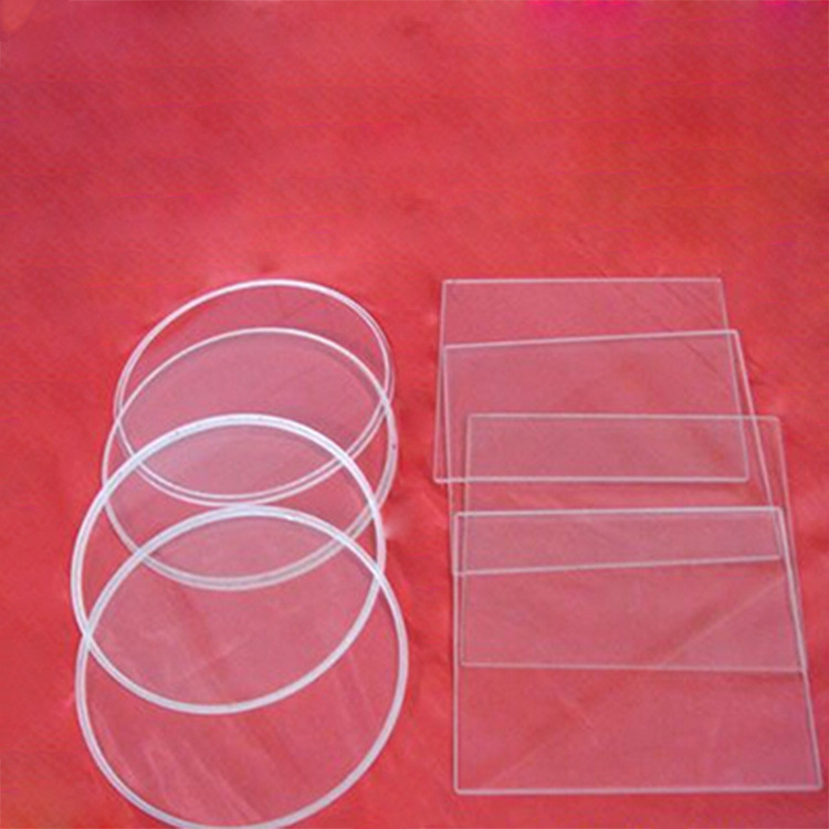 Factory wholesale high temperature resistant quartz sheet high transparent quartz glass sheet square sheet perspective sheet glass wafer