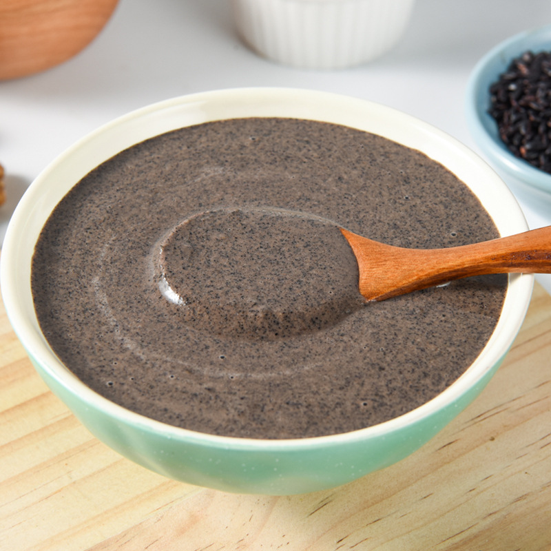 Factory Direct walnut black sesame black bean powder Sesame Paste grain nutrition breakfast powder porridge wholesale food