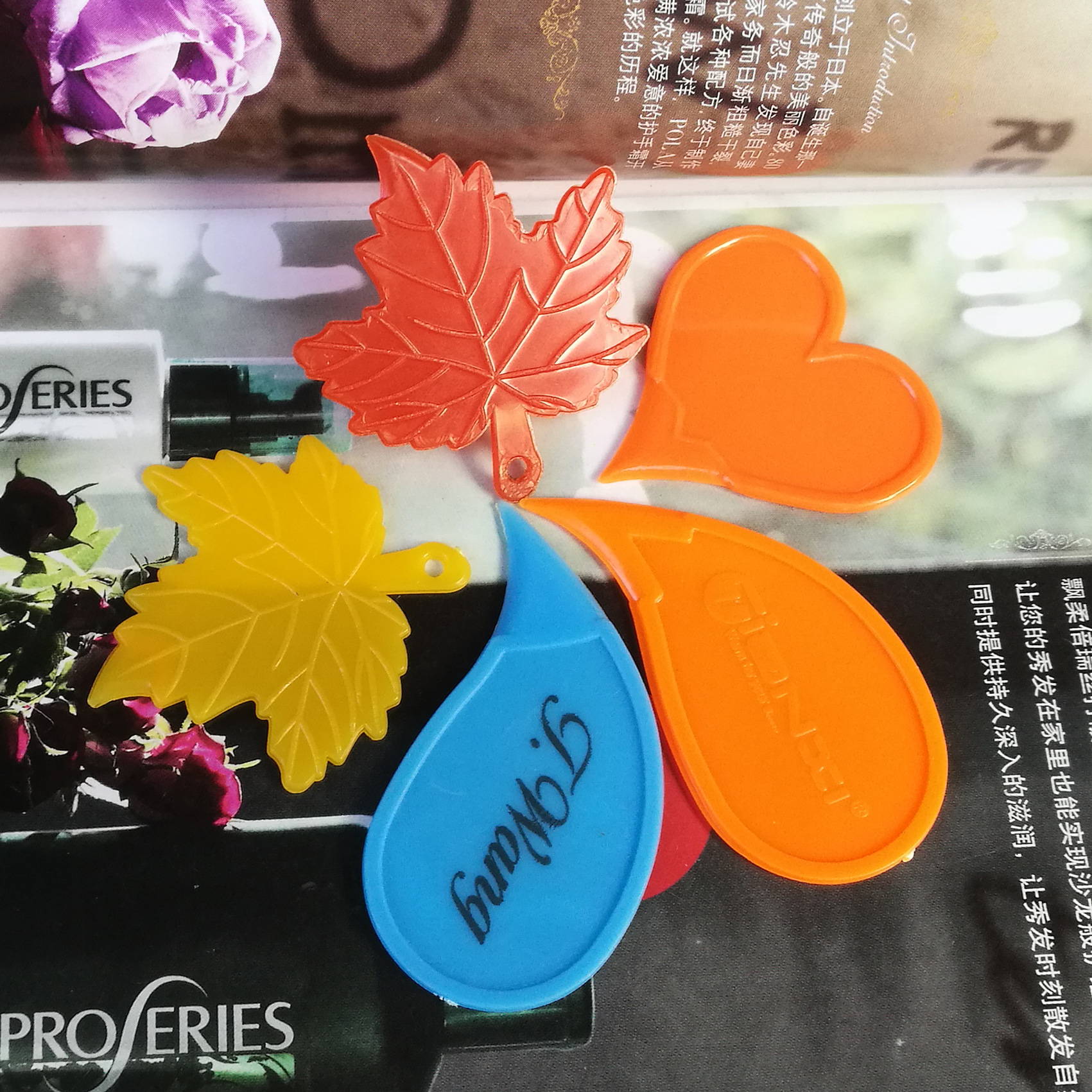 Пластиковый открыватель для коробок в виде капли воды, открыватель для коробок в форме кленового листа