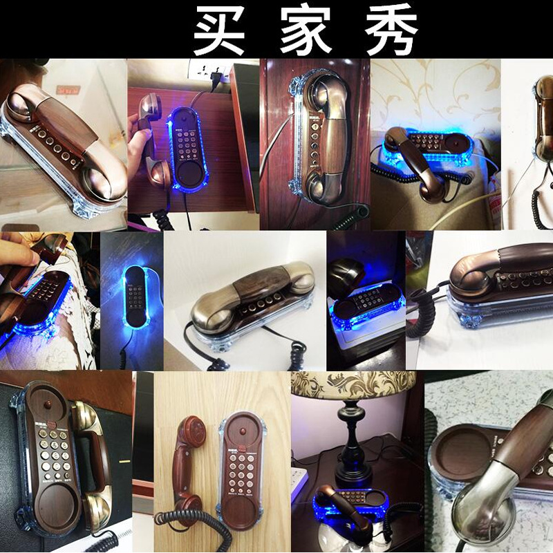 Wholesale (MSQ) meisiqi MT-025 telephone landline hanging wall-mounted home retro antique small extension