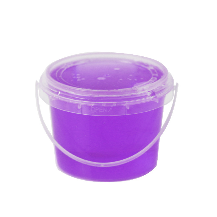 Source Factory Pp Transparent Food Packaging Bucket Bucket Plastic Bucket 300g Yogurt Bucket Satchel Round Bucket Ice Powder Bucket