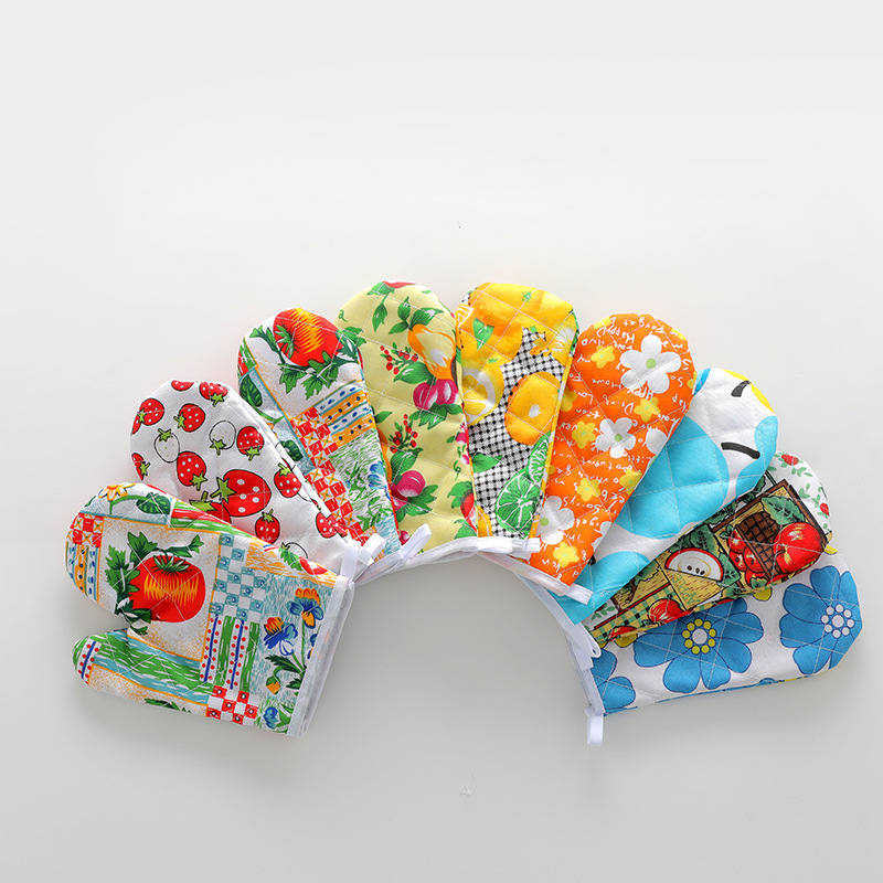 Microwave Oven Gloves, Special High Temperature Resistant Gloves for Kitchen Baking, Thickeneded Insulated Oven Microwave Oven Anti-Scalding Gloves