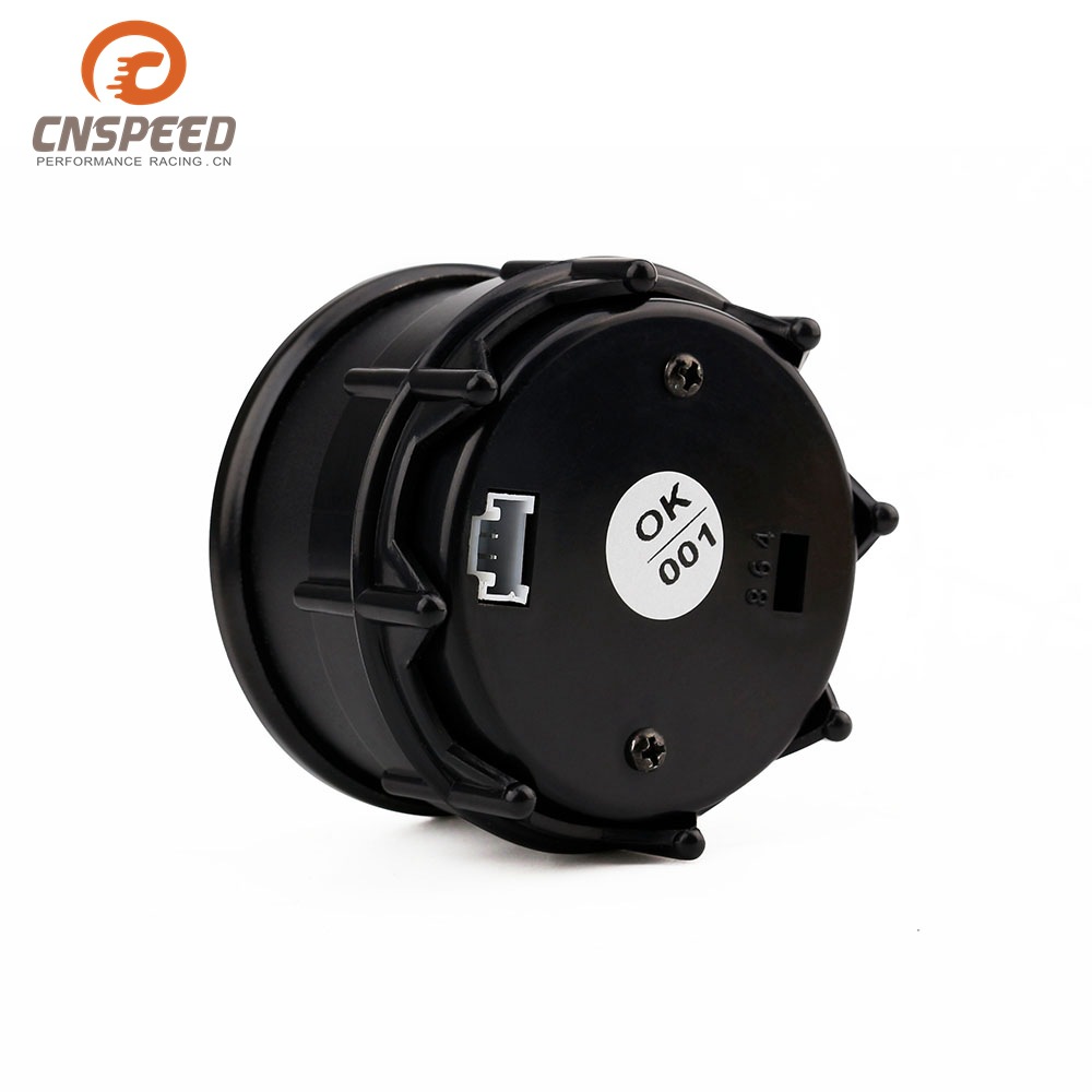 Factory Direct Supply 12V Car Modification Instrument 2inch (52mm) Blue Light Universal with Digital Display Tachometer Black Shell