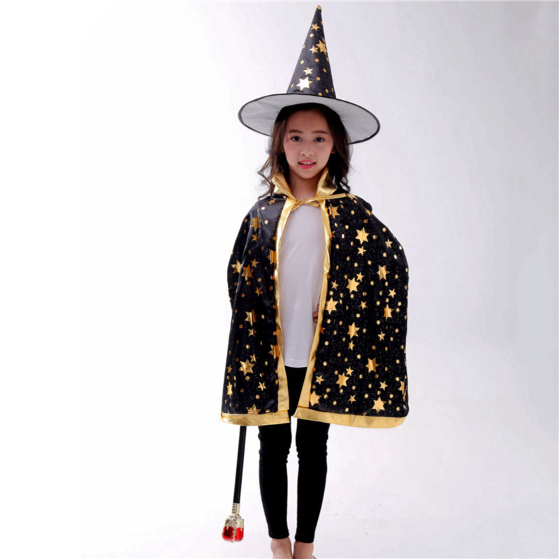 Halloween costume COSPLAY anime costume cloak witch children performance costume party Ball performance costume