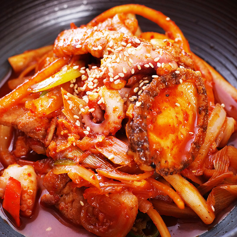 South Korea Qingjing garden 500g chili sauce stone pot bibimbap rice cake sauce Army hot pot sweet chili sauce Korean chili sauce