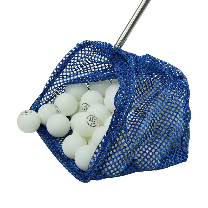 Huisheng Portable Retractable and Foldable Table Tennis Ball Pickup Net and Ball Server with Snap-On Design
