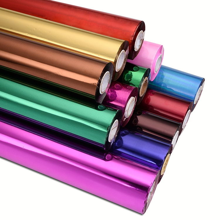 Xingyu factory electrochemical aluminum gilding paper gilding film sample color card gold and silver color laser optional