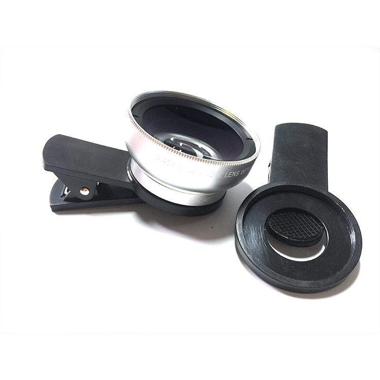 0.45x wide-angle lens + 12.5x macro two-in-one super wide-angle large wide-angle lens factory direct sales