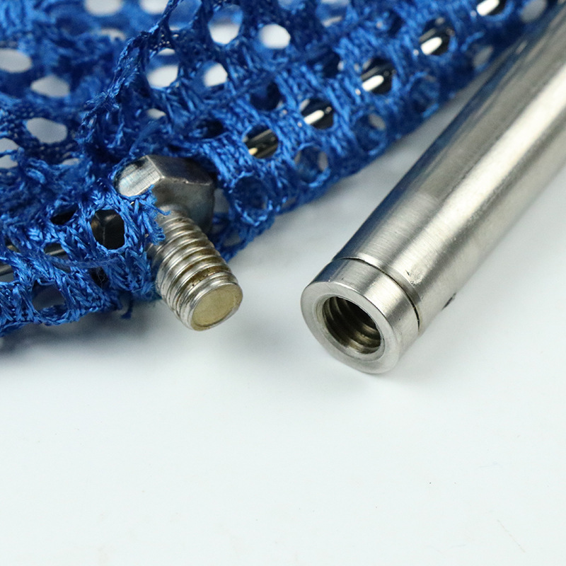 Huisheng Portable Retractable and Foldable Table Tennis Ball Pickup Net and Ball Server with Snap-On Design