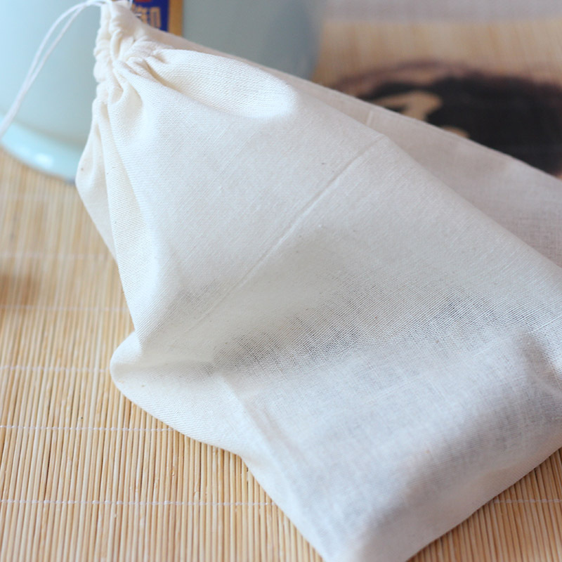 18x 20cm cotton yarn bag factory decocting bag seasoning filter residue traditional Chinese medicine tea bag custom wholesale