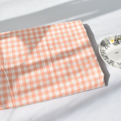 Wide Cotton Jet Washed Cotton Student Dormitory Bedding Fabric Yarn-dyed Plaid Striped Infant Fabric Nantong