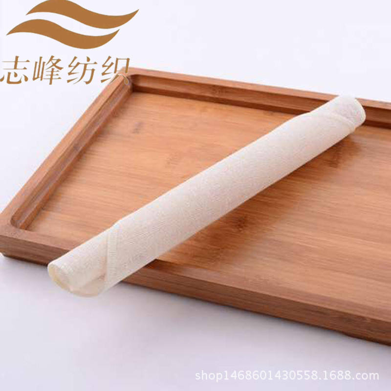 Wholesale Gauze Cotton Gauze Drawer Cloth with Pulp and Edge Round Tofu Cloth Cage Drawer Tofu Wrapping Cloth Steamer Cloth Cotton Gauze