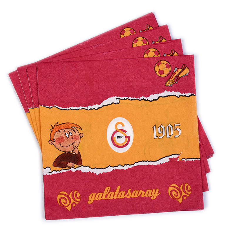 Cross-Border Colorful Napkins Printed Square Napkins Advertising Napkins Printable Logo Cocktail Napkins 330*330