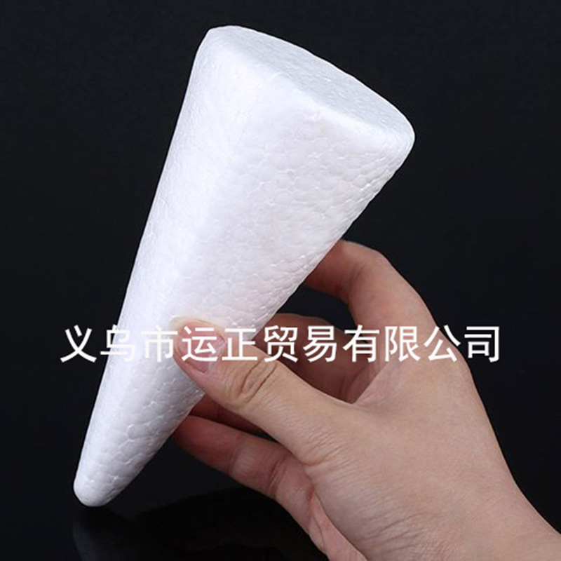 Conical foam Poly Dragon filler Christmas tree foam macaronta kindergarten art handicraft materials