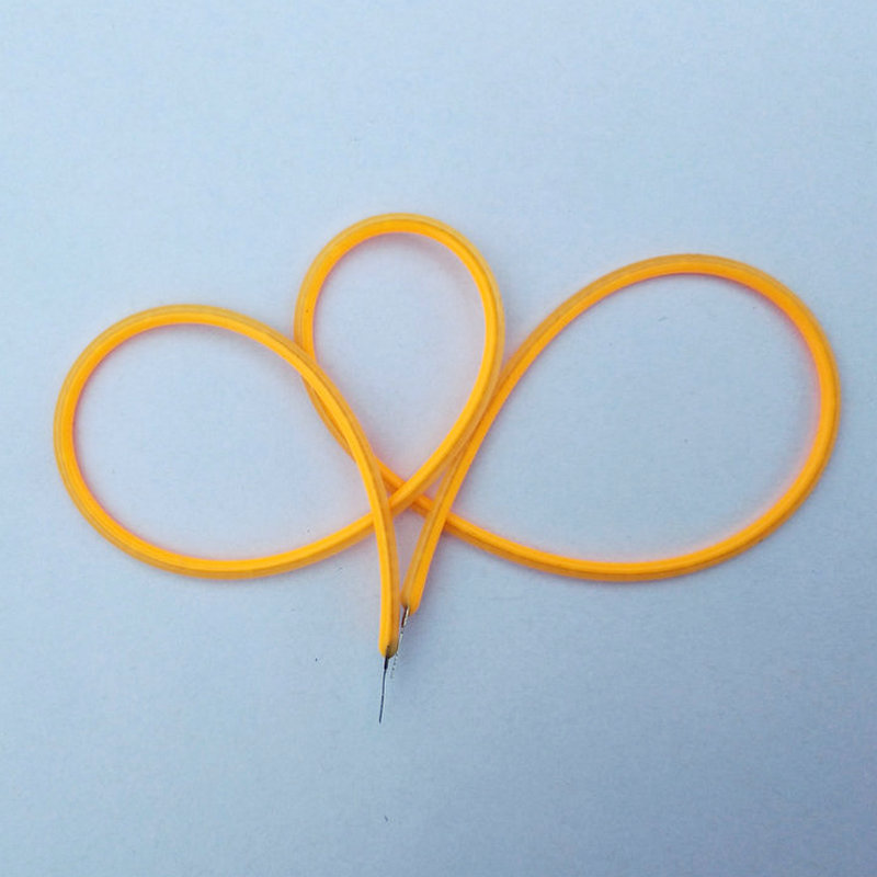 Cross-Border LED 300mm soft filament flexible light bar 1 string 200 and 3v yellow light red Green Blue Pink in stock