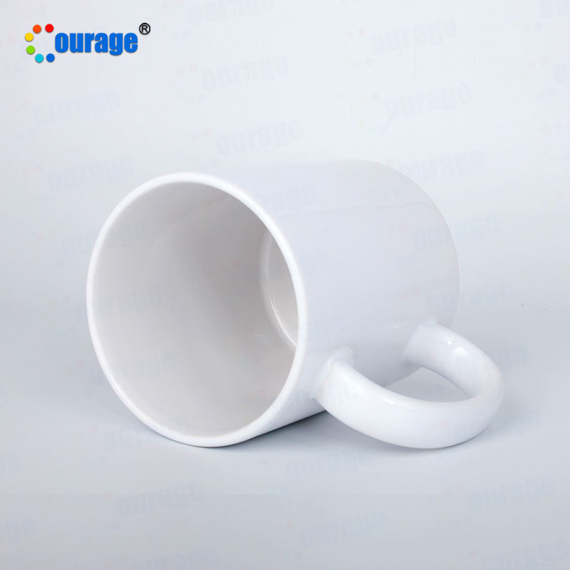 Thermal transfer printing white Cup 11oz coated Cup 1-2 grade ceramic cup sublimation creative DIY personalized gift water Cup wholesale